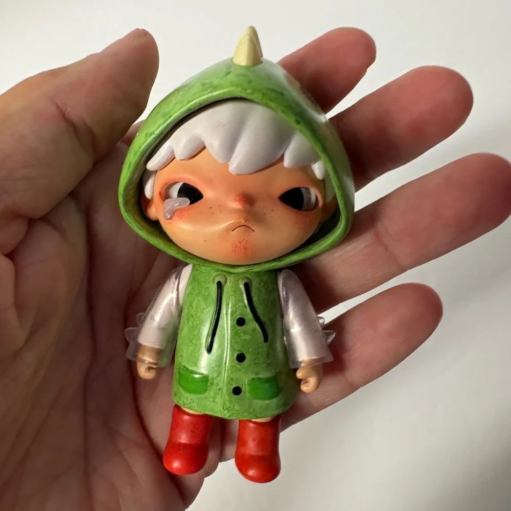 Pop Mart Hirono The Other One Amnesia Vinyl Figure Art Toy Green Dinosaur